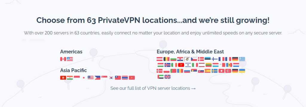 privateVPN server min