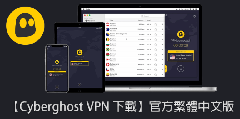 Cyberghost VPN 下載