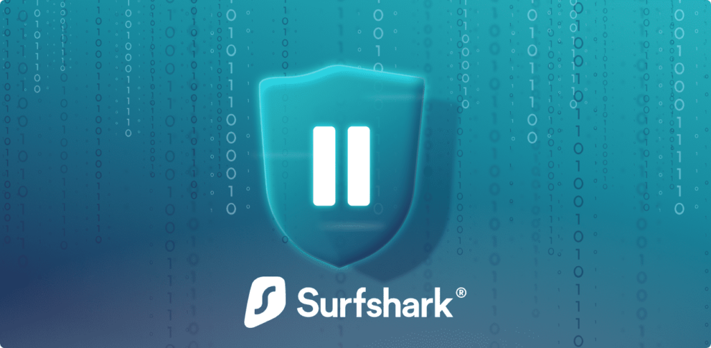 Surfshark Pause VPN 功能