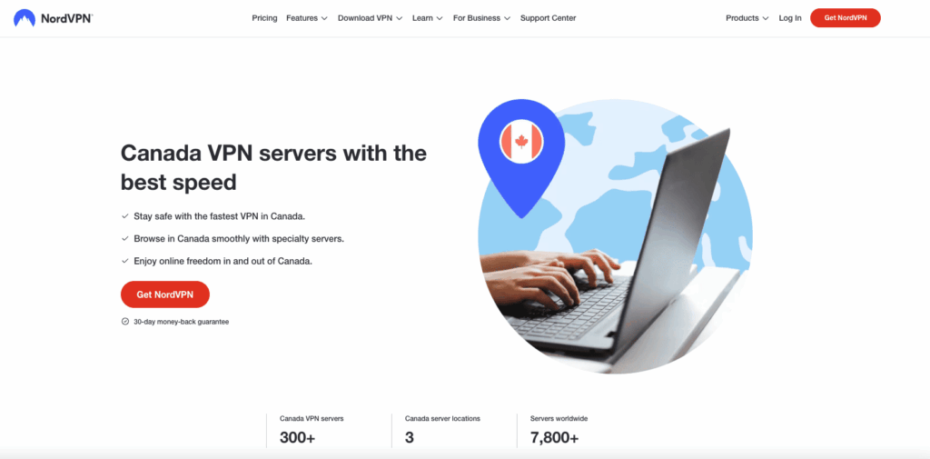 想獲取加拿大IP地址?分享4款加拿大VPN推薦給你! 5 NordVPN 加拿大