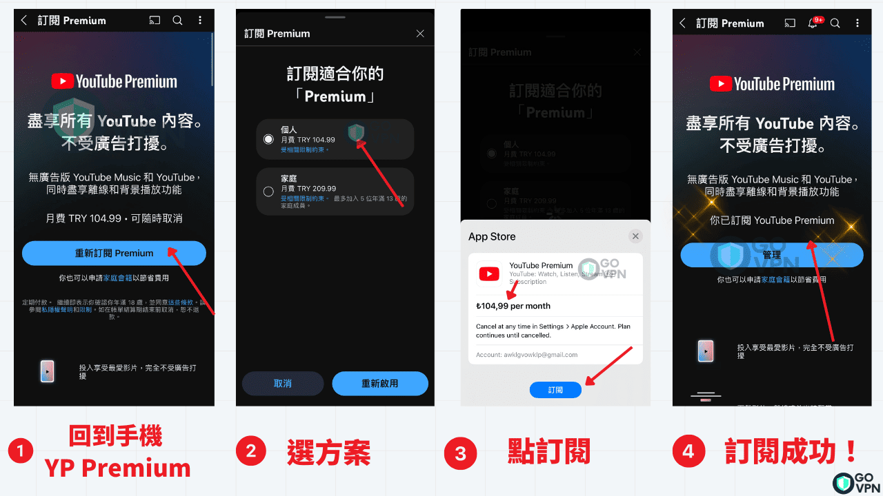 跨區破解】YouTube Premium VPN 教學！各國價格最便宜在那裡？