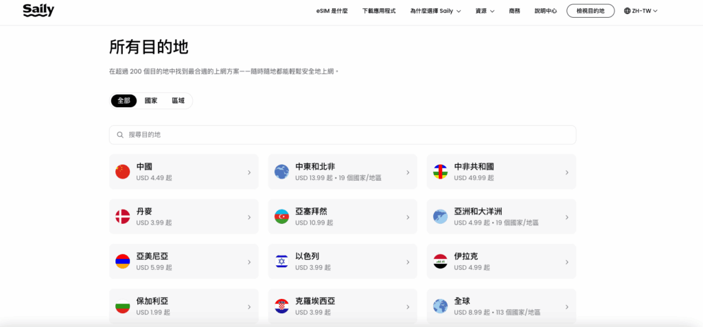 Saily eSIM 評價|提供200+國家的esim方案與內置VPN好用嗎? 5 Saily 方案